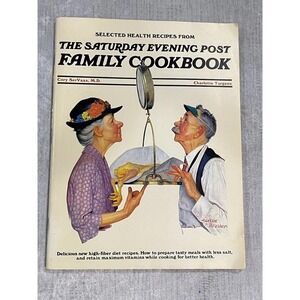Saturday Evening Post  Better Health Family Cookbook VTG Norman Rockwell‎ Mag.